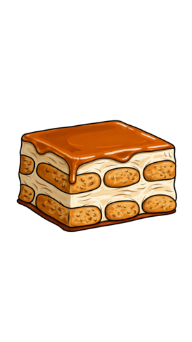 Salted caramel tiramisu at Mamma Misu Valletta