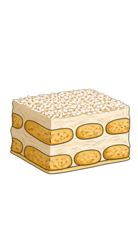 White chocolate coconut tiramisu at Mamma Misu Valletta